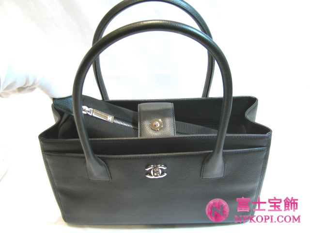 CHANEL（シャネル）トートバッグ/ブラック/レザー/キャビアスキン(金具:シルバー)【新品】(A67282AZAQW)